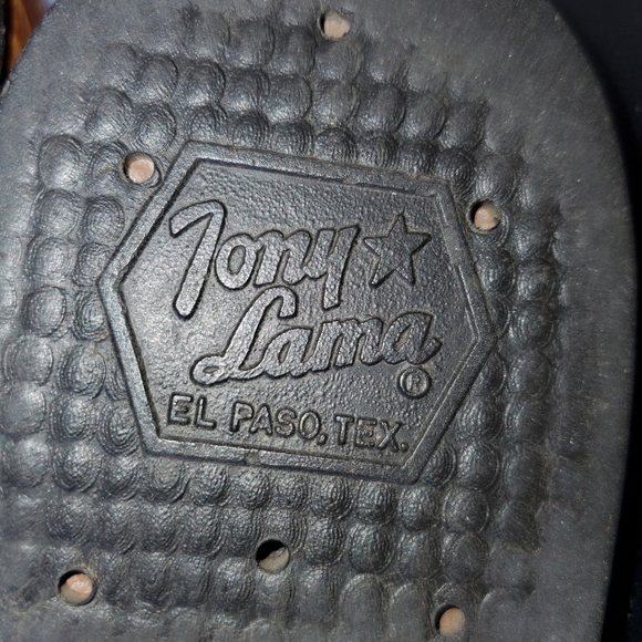 🔥VINTAGE TONY LAMA🔥MEN'S ANTELOPE LEATHER MID-CALF WESTERN BOOTS 🔥 - Picture 3 of 8